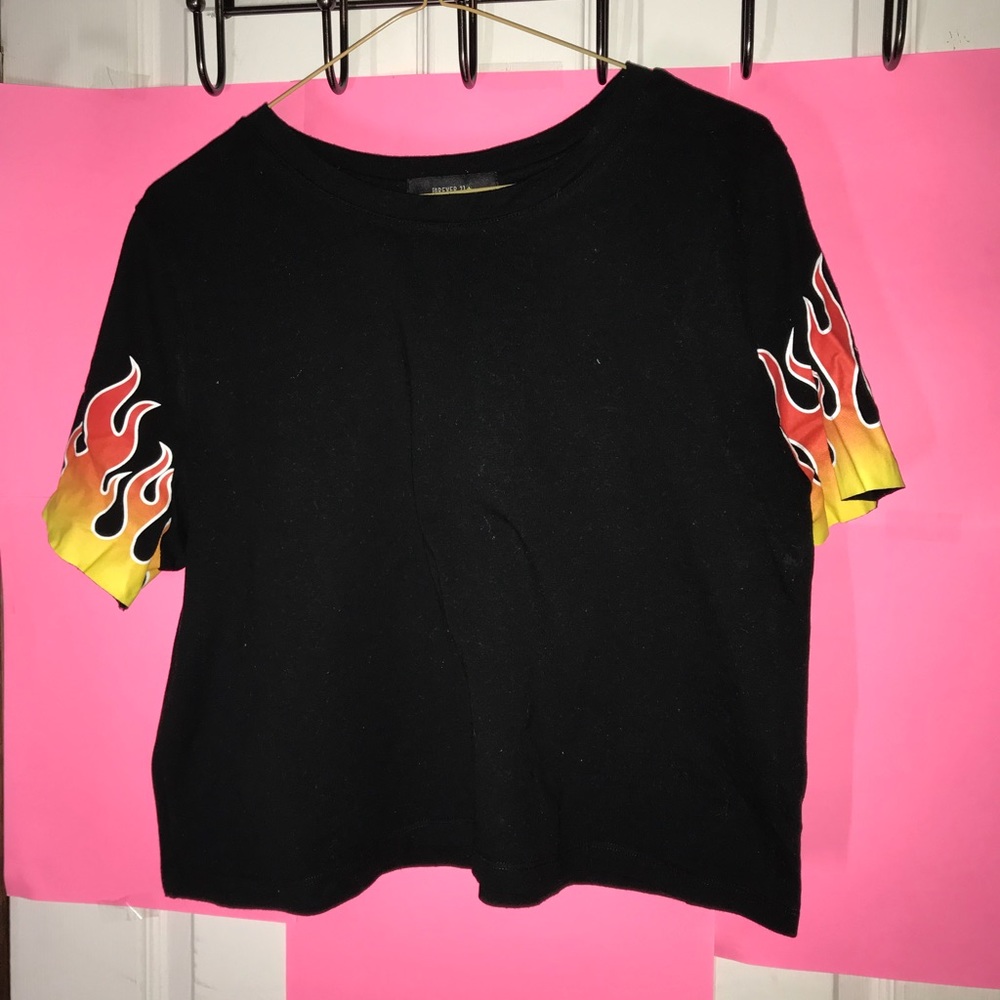 Fiery Crop Top